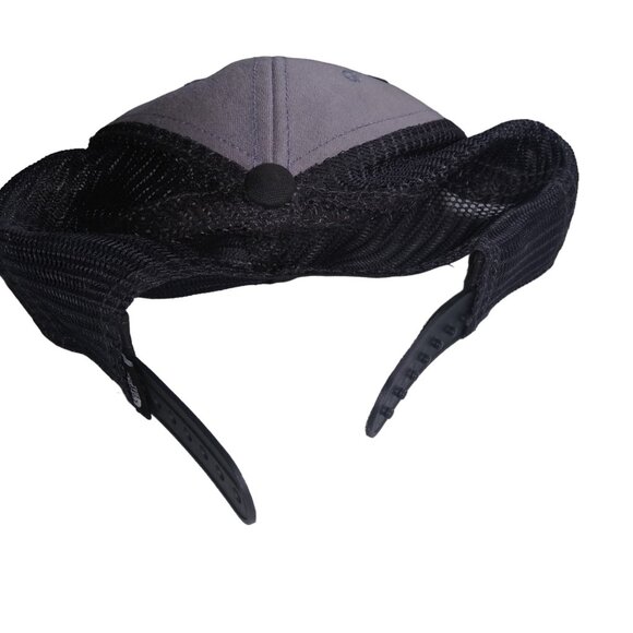 The North Face Mudder Trucker Hat Mesh Black and Grey TNF Adjustable Strap Cap - Picture 6 of 11